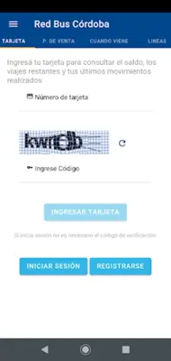 Red Bus Córdoba android App screenshot 6